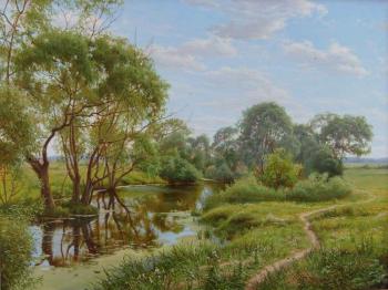Along the bank of a quiet river. Davutov ilfat