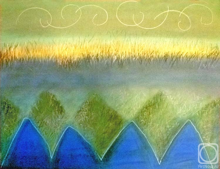 Rasina Nina. Blue peaks