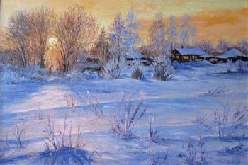 Quiet winter evening. Popov Alexander