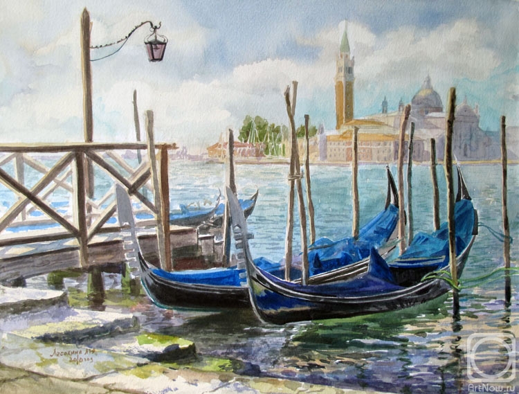 Lesokhina Lubov. Venetian gondolas