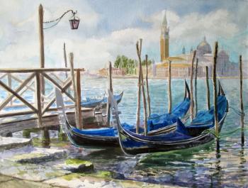 Venetian gondolas. Lesokhina Lubov
