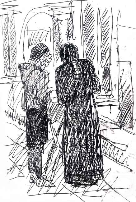 Karaceva Galina. In the temple