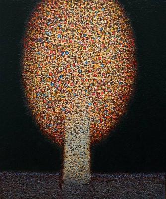 Tree. Night. Dedushev Alexander