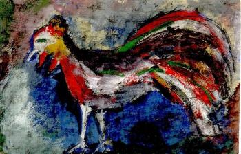 Fire-Rooster (Fire Rooster). Moniava Igor