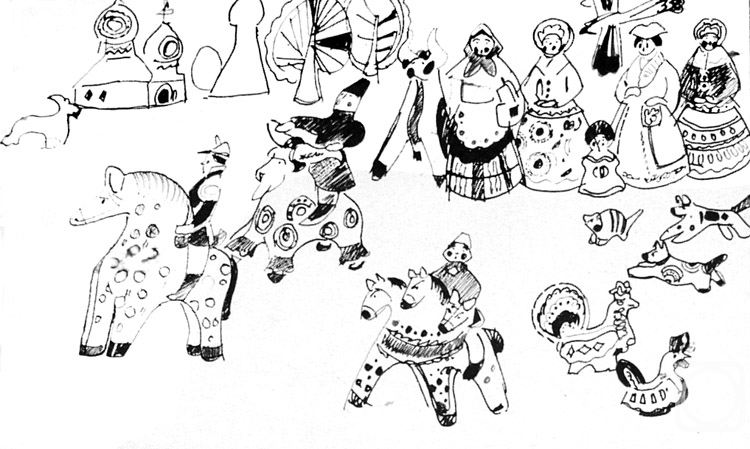 Chistyakov Yuri. Collection of drawings 1 � 3/88