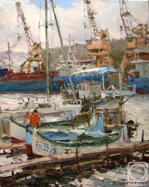 Galimov Azat. From the life boats. Fishing village in Asparuhovo