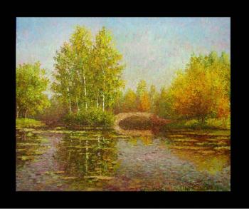Pond. Autumn. Konturiev Vaycheslav