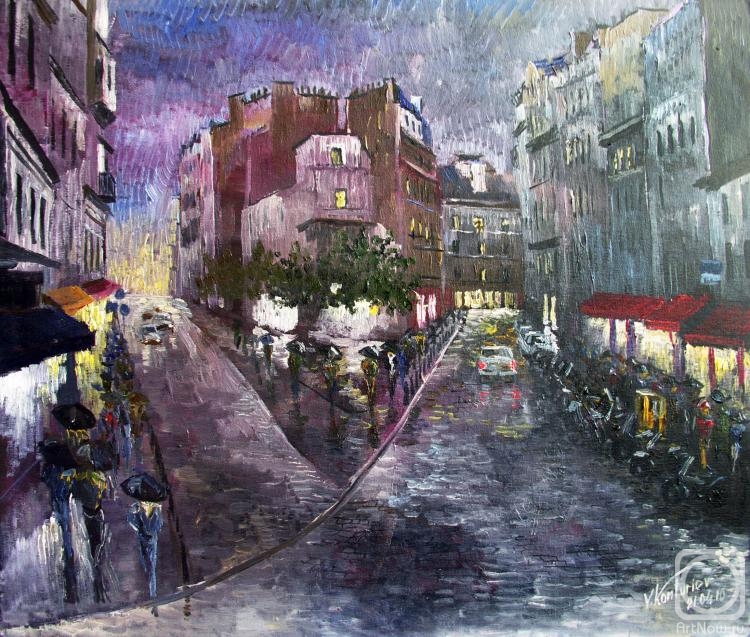 Konturiev Vaycheslav. Rainy night's dream of Paris