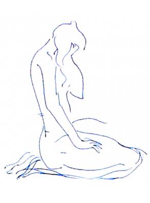 Collection of drawings: Adam, Eve  1/90. Chistyakov Yuri