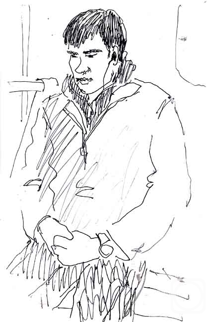 Karaceva Galina. In the subway