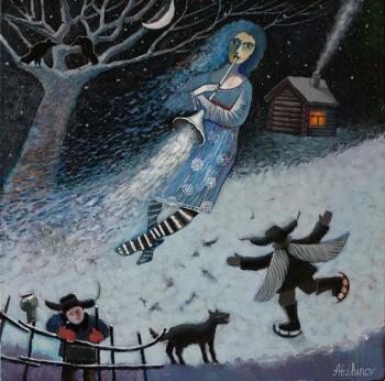 Winter's joy. Abzhinov Eduard