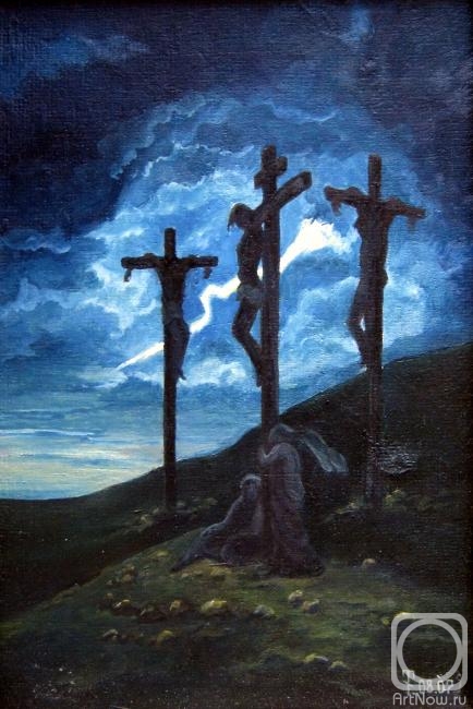 Kalikov Timur. Golgotha. Darkness. Crucifix