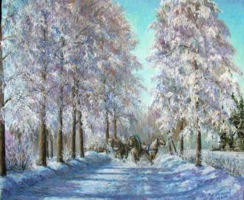 Splint to the winter theme. Konturiev Vaycheslav