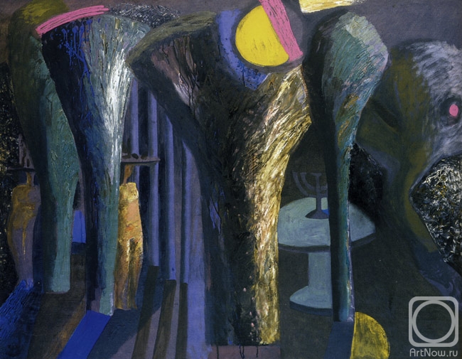 Obaljaeva Lydia. Garden at Night