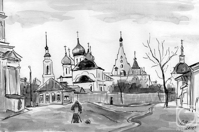 Malancheva Olga. Plein air in Kolomna