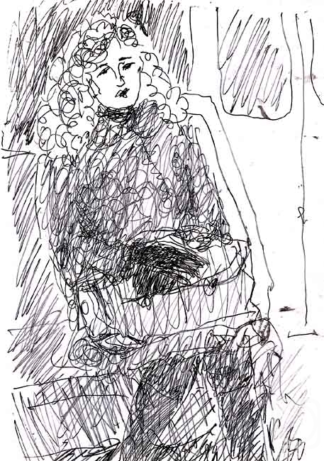 Karaceva Galina. In the subway