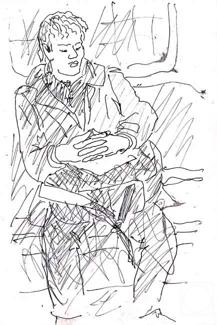 Karaceva Galina. In the subway