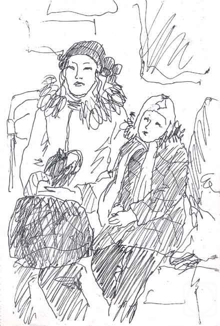 Karaceva Galina. In the subway