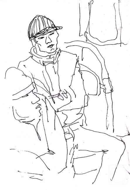 Karaceva Galina. In the subway