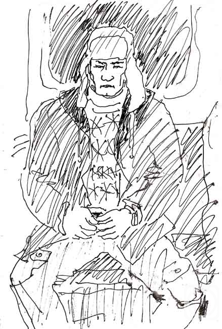 Karaceva Galina. In the subway