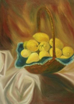 365 (Basket with lemons). Lukaneva Larissa