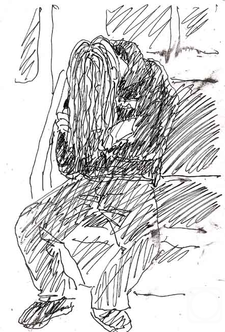 Karaceva Galina. In the subway