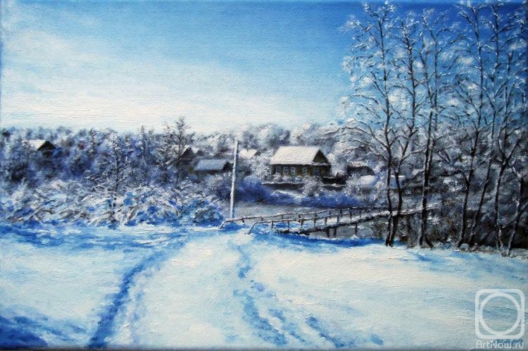 Mitchenkov Aleksandr. The first frosts, white snow