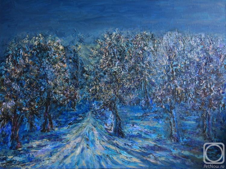 Зимний сад» картина Абросимовой Юлии (холст, смешанная техника) — купить на  ArtNow.ru