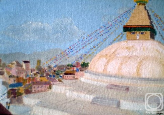 Bychenko Tatiana. Bodnath Stupa in Kathmandu