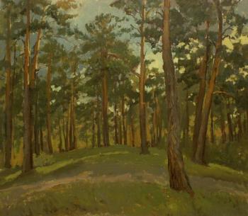 In pine to a pine forest