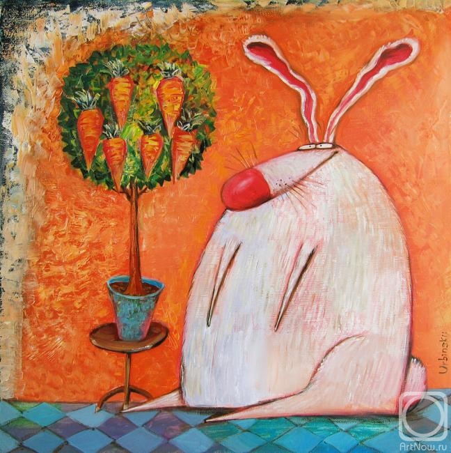 Urbinskiy Roman. The rabbit and its tree