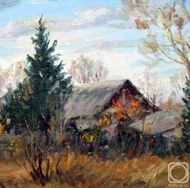 Fedorenkov Yury. Autumn in Moscow Region (fragment)