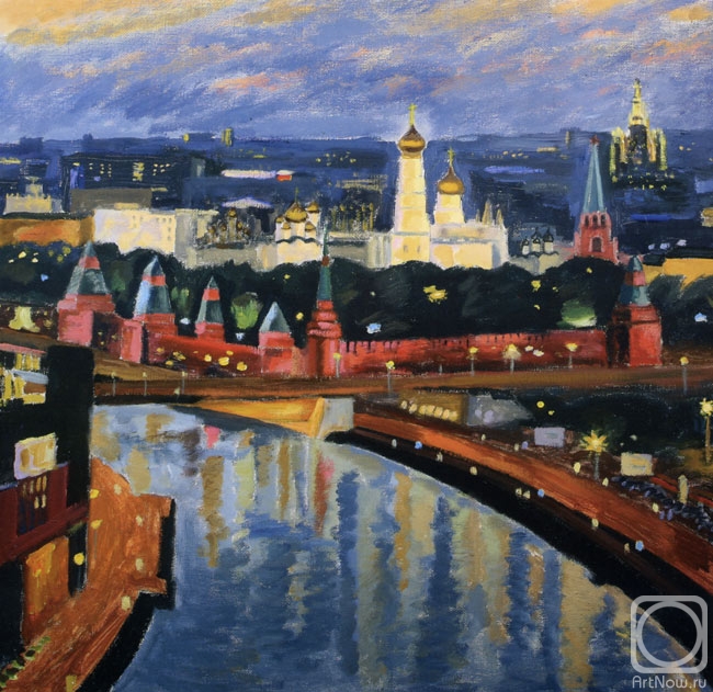 Chasovskih Anatoliy. Moscow. Evening