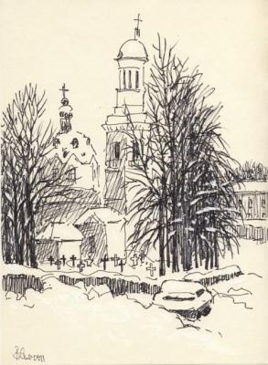 Winter 2011 (Alexander Nevsky Church in Ust-Izhora). Semerenko Vladimir