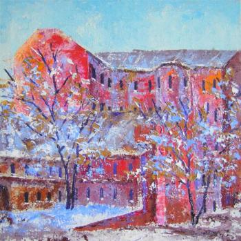 Winter courtyard. Naddachin Sergey