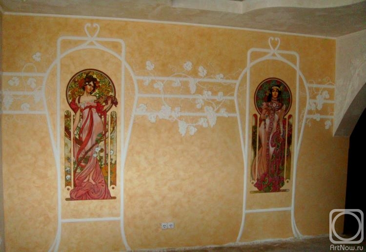 Shevchenko Nikolai. Decor based on A.Mukha