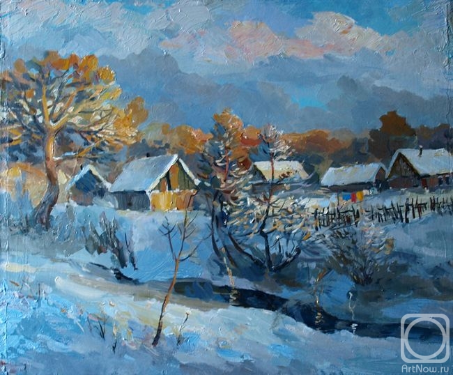 Mefokov Nicolai. Winter Village