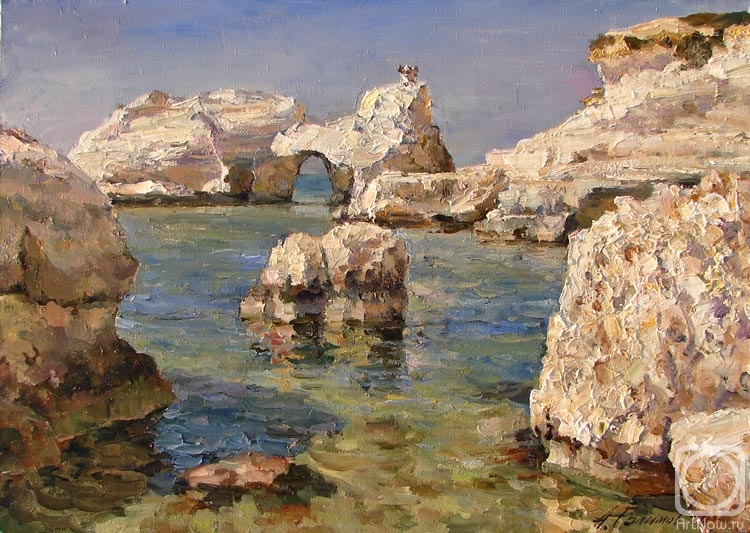 Galimov Azat. White Cliffs of Coral Bay. Cyprus