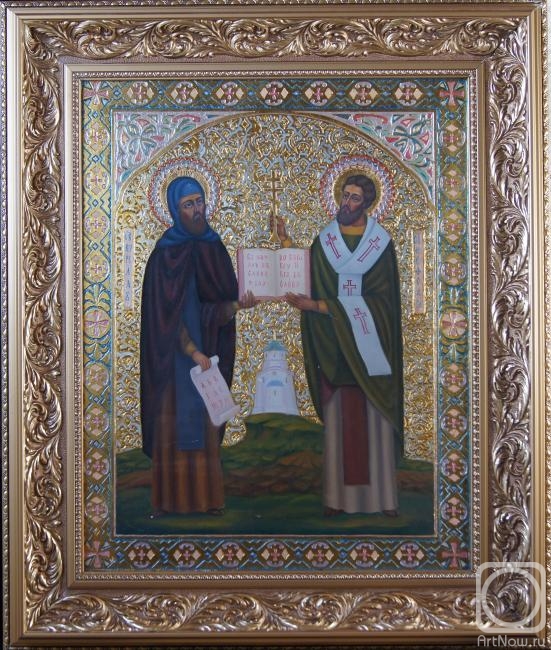 Sam Andrei. Icon of Cyril and Methodius