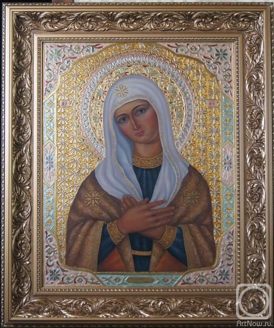Sam Andrei. Icon of the Blessed Virgin emotion