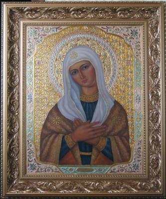 Icon of the Blessed Virgin emotion