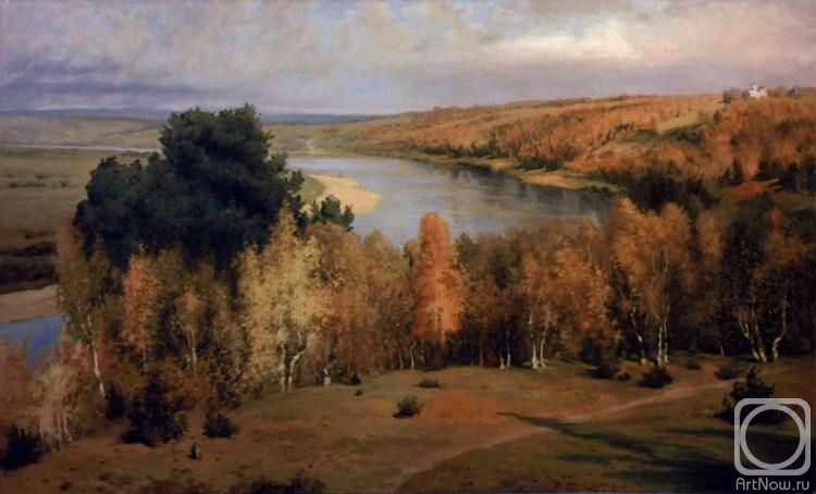 Marchenko Jana. Copy of work of V.D.Polenova "Golden autumn."