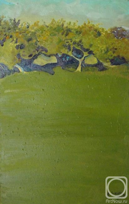 Zenchanka Hanna. Blue and green