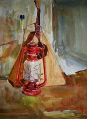 Kerosene oil lamp. Usachev Fedor