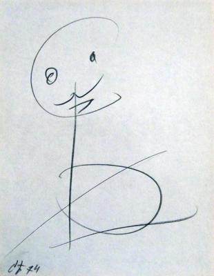 Self-portrait of the initials (��������). Bordachev Sergey