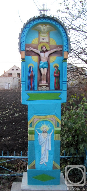 Lushevskiy Andrey. Roadside Crucifixion (Moldova village Magdachesti)