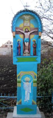 Roadside Crucifixion (Moldova village Magdachesti)