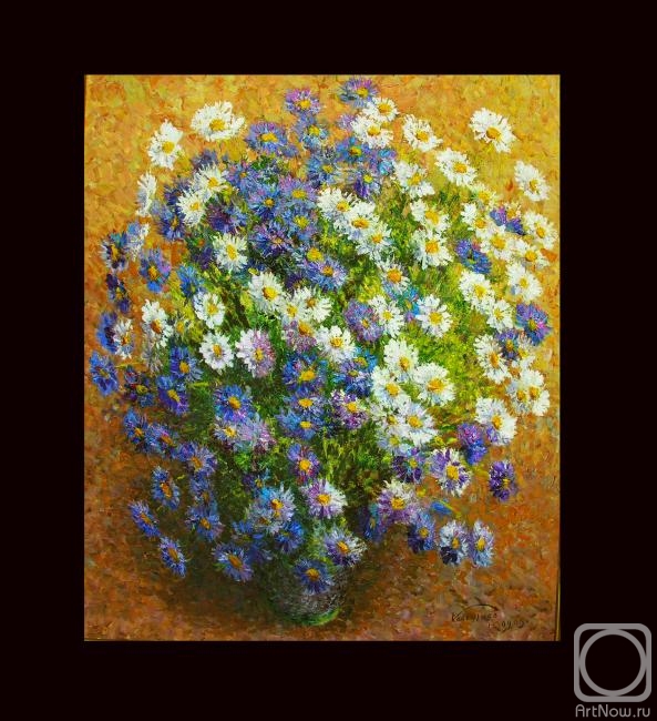 Konturiev Vaycheslav. Bouquet of daisies