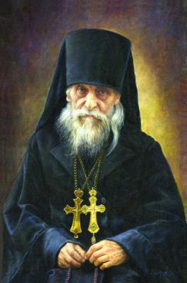 Portrait of Father Seraphim. Gayduk Irina