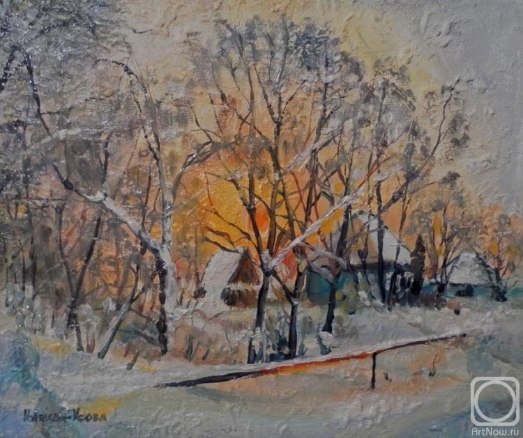 Ageeva-Usova Irina. Sunset of the red